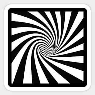 Hypno Trance Optical Illusion Sticker